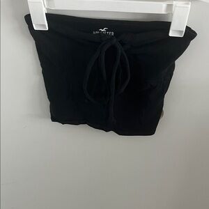 Hollister Women's High Waist Black Shorts